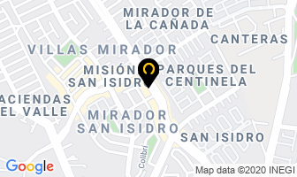 Mapa de Aluminio Y Vidrio El Centenario en Zapopan