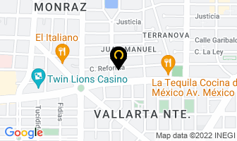 Mapa de Amaranta Martínez en Guadalajara