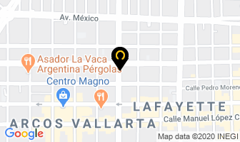 Mapa de Ambientación De Espacios Adriana Toscano Diseño + Decoración en Guadalajara