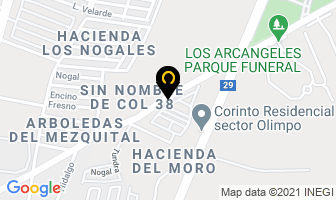 Mapa de American Dental Center en Monterrey