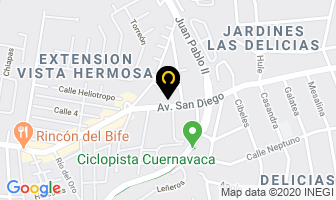 Mapa de Amplus Soluciones Contables Y Facturación Electrónica en Cuernavaca