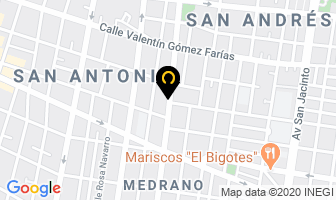 Mapa de Andamios Chamizal en Guadalajara