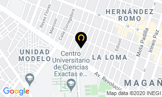 Mapa de Andamios Diana en Guadalajara