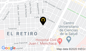 Mapa de Andamios Resendiz en Guadalajara