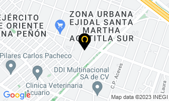 Mapa de Andamios Seguros en Iztapalapa