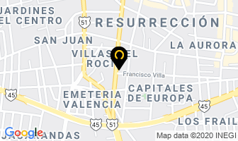 Mapa de Angel Care Escuela Dermocosmetica en Celaya