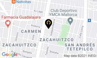 Mapa de Angeles en Ciudad de Mexico