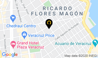 Mapa de Angeles Suites & Hotel en Veracruz
