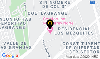 Mapa de Aoc De Mexico en San Nicolás de los Garza