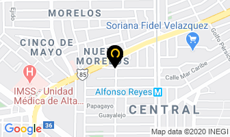 Mapa de Aparatos Para Vapor S.a. De C.v. en Monterrey