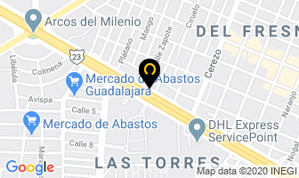 Mapa de Apicultores Unidos en Guadalajara