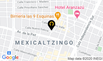 Mapa de Apoyo Reciproco en Guadalajara