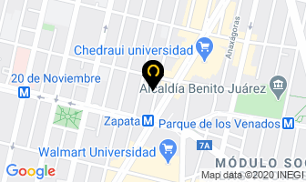 Mapa de Aqua Gym Center en Ciudad de Mexico
