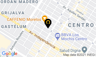 Mapa de Arcsa Soluciones Integrales, En Los Mochis en Ciudad de Mexico