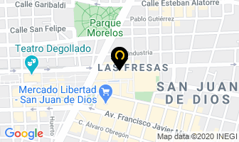 Mapa de Argollamex en Guadalajara