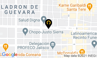 Mapa de Arroyo Chavez Roberto Dr en Guadalajara