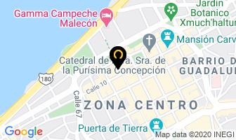 Mapa de Artesanias Y Souvenirs La Puerta en Campeche