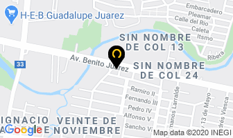 Mapa de As Cocinas Industriales en Guadalupe