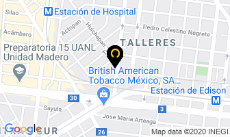 Mapa de Asertec en Monterrey