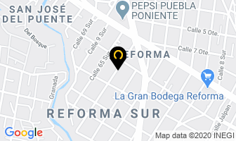 Mapa de Asesoría En Imagen Personal Profesional en Puebla