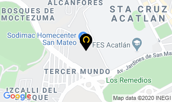 Mapa de Asher Clínica Dental- Naucalpan en Ciudad de Mexico