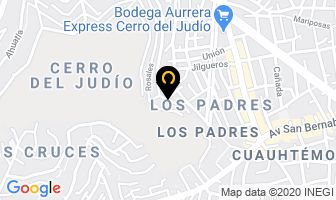 Mapa de Aspiradoras Internacionales Carrillo en Cuajimalpa de Morelos