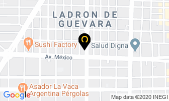 Mapa de Auditec Aparatos Para Sordera en Guadalajara