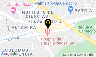 Mapa de Audy Carr en Guadalajara