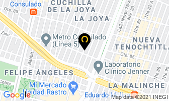 Mapa de Auténtico Seo en Gustavo A. Madero