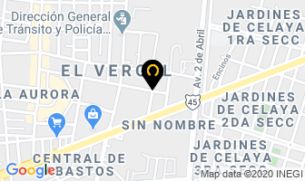 Mapa de Auto Cristales Vargas De Celaya en Celaya