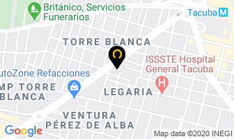Mapa de Auto Hotel Legaria en Ciudad de Mexico