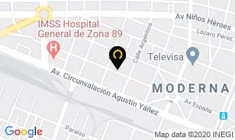 Mapa de Auto Servicio Cervantes en Guadalajara