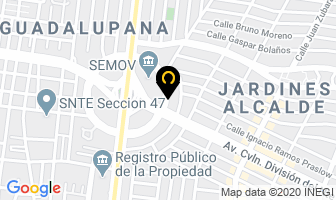 Mapa de Auto Tramites en Guadalajara