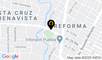 Mapa de Autocristales Herza en Puebla