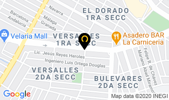 Mapa de Autoelectrico La 30 Del Sur en Aguascalientes