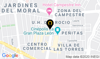 Mapa de Autollantas Garcia en León