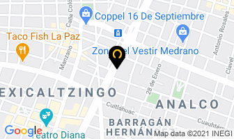 Mapa de Autopartes Genuinas en Guadalajara