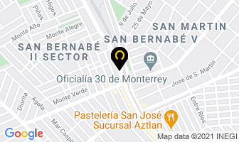 Mapa de Autopartes Gonzalez en Monterrey