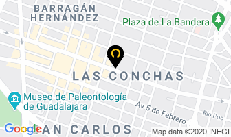 Mapa de Autopartes Valdivia en Guadalajara