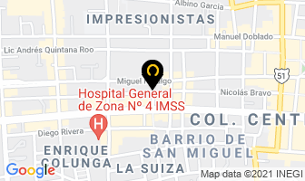 Mapa de Autopinturas Guerrero en Celaya