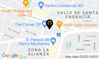 Mapa de Avaluos Y Servicios De Ingenieria, S.a. en San Pedro Garza García
