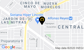 Mapa de Avaluos Y Servicios Industriales en Monterrey