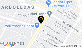 Mapa de Azaleas SalÓn De Eventos en Zapopan