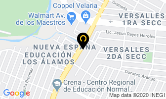 Mapa de Bachillerato Tecnológico De Aguascalientes en Aguascalientes