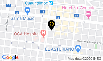 Mapa de Baez Guerra Cesar en Monterrey