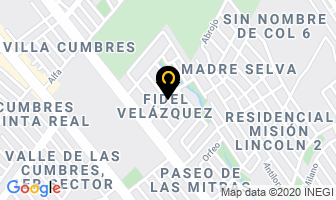 Mapa de Balderas Gutierrez JosÉ Omar en Monterrey