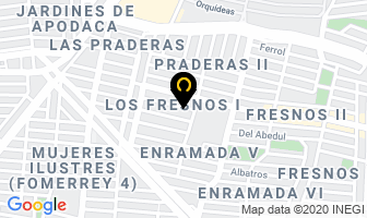 Mapa de Baleros Y Refacciones Luna en Apodaca