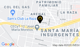 Mapa de Banquetes Alamo en Ciudad de Mexico