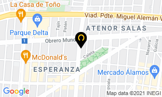 Mapa de Banquetes Edgar Pazos en Ciudad de Mexico