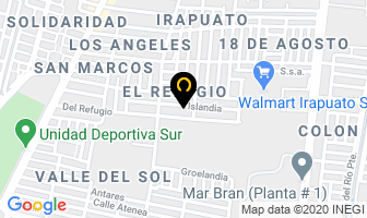 Mapa de Banquetes Elizarraraz en Irapuato